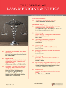 JLME 53.2 Summer 2025 Issue Cover