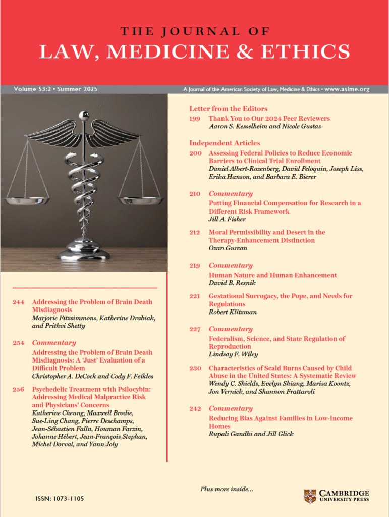 JLME 53.2 Summer 2025 Issue Cover