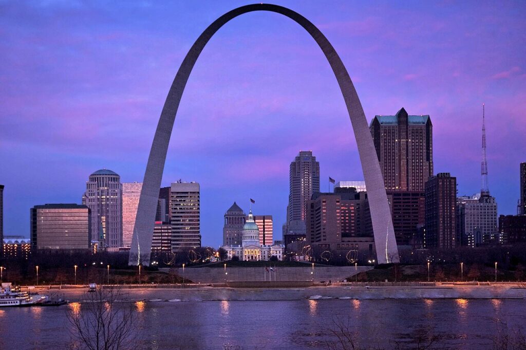 St. Louis Gateway Arch. Photo by Parker Botanical
